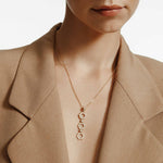 MICHAEL M Necklaces Pavé Hex Infinity Pendant