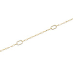 MICHAEL M Necklaces Pavé Link Station Necklace