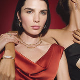 Pavé Link Station Necklace