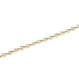 MICHAEL M Necklaces Round Bezel Tennis Necklace