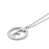 MICHAEL M Necklaces Silver Tetra Initial Medallion