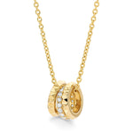 MICHAEL M Necklaces Tetra 3 Ring Necklace