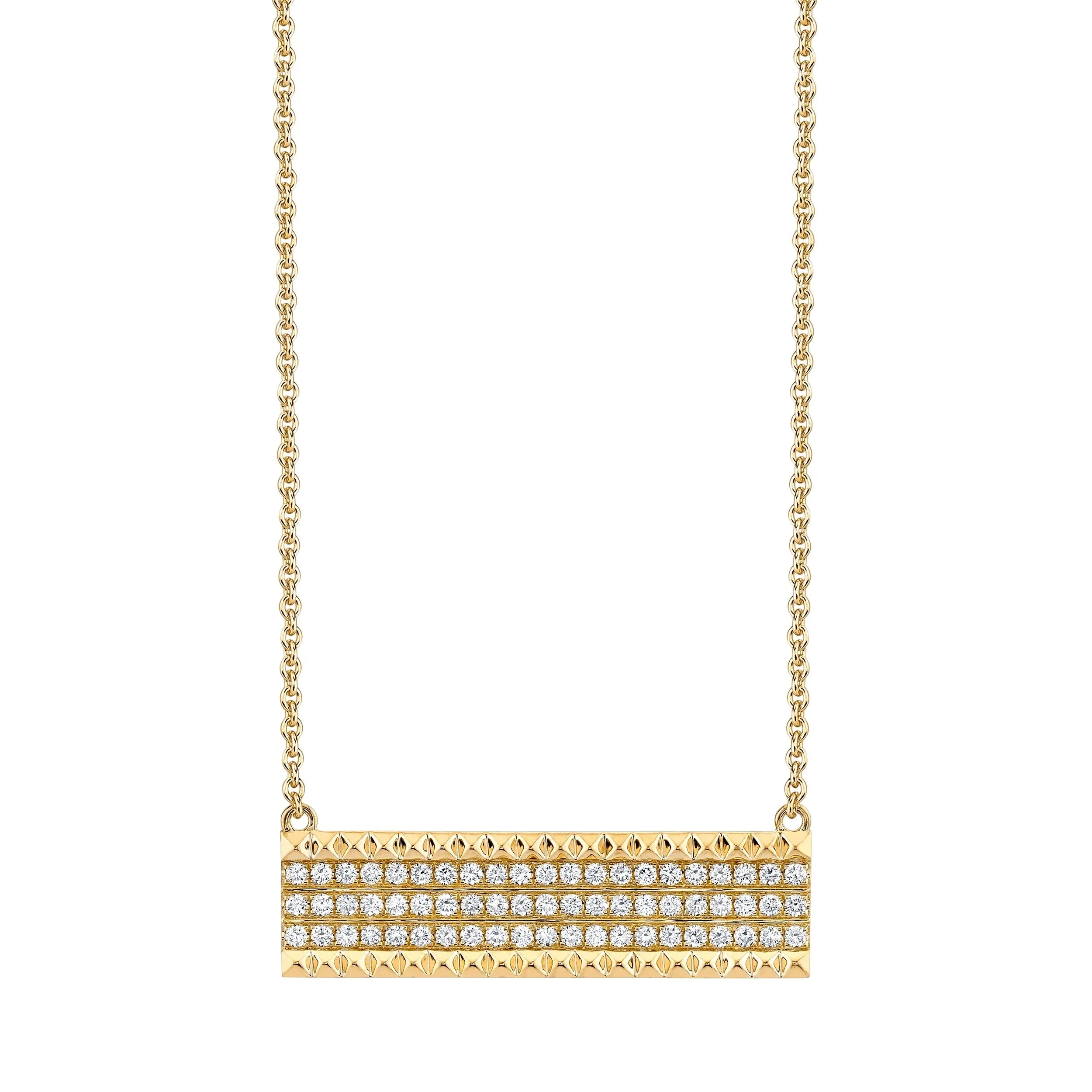 MICHAEL M Necklaces Tetra Bar Necklace