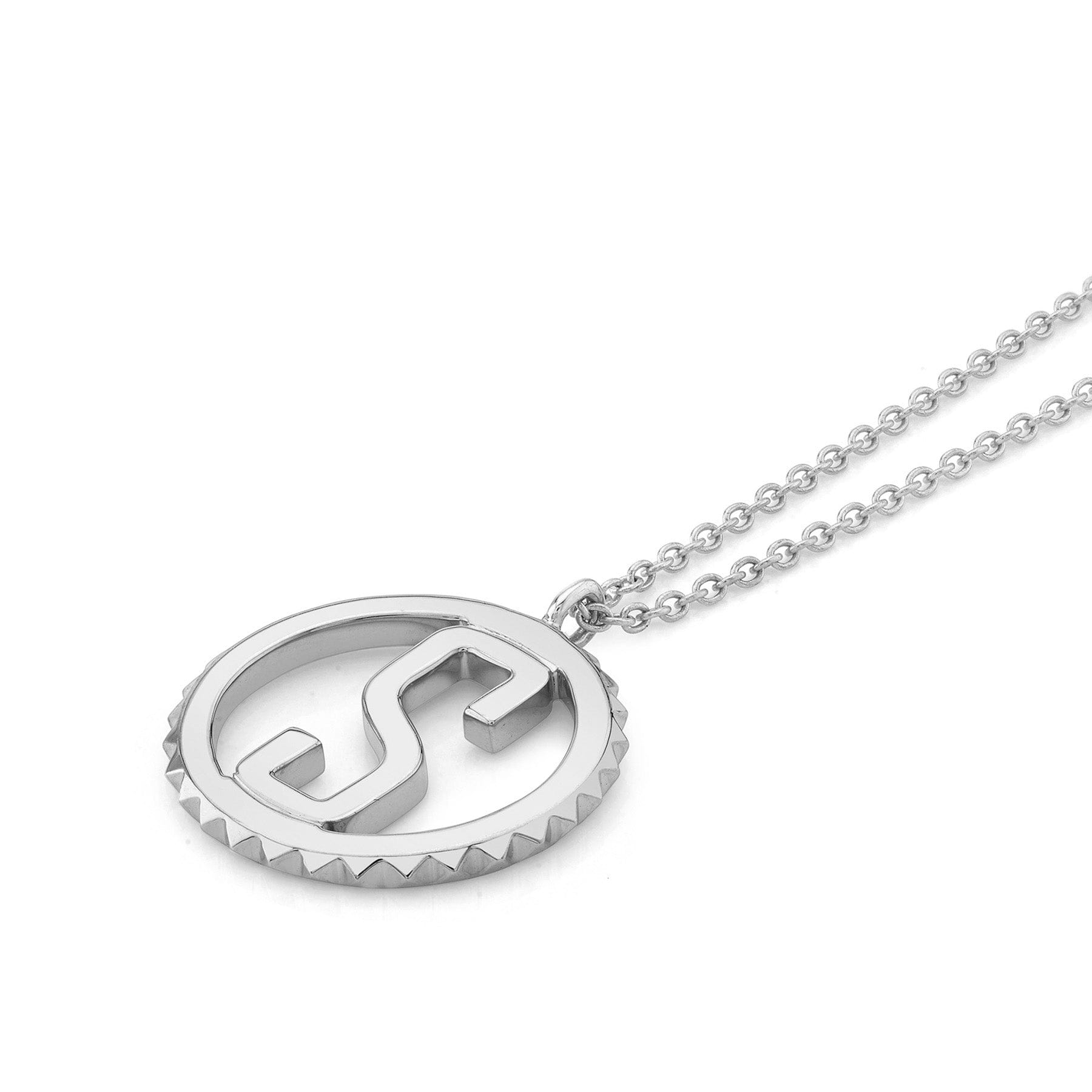 MICHAEL M Necklaces Tetra Initial Medallion