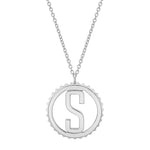 MICHAEL M Necklaces Tetra Initial Medallion