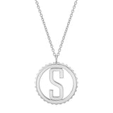 MICHAEL M Necklaces Tetra Initial Medallion