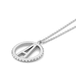 MICHAEL M Necklaces Tetra Initial Medallion