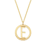 MICHAEL M Necklaces Tetra Initial Medallion