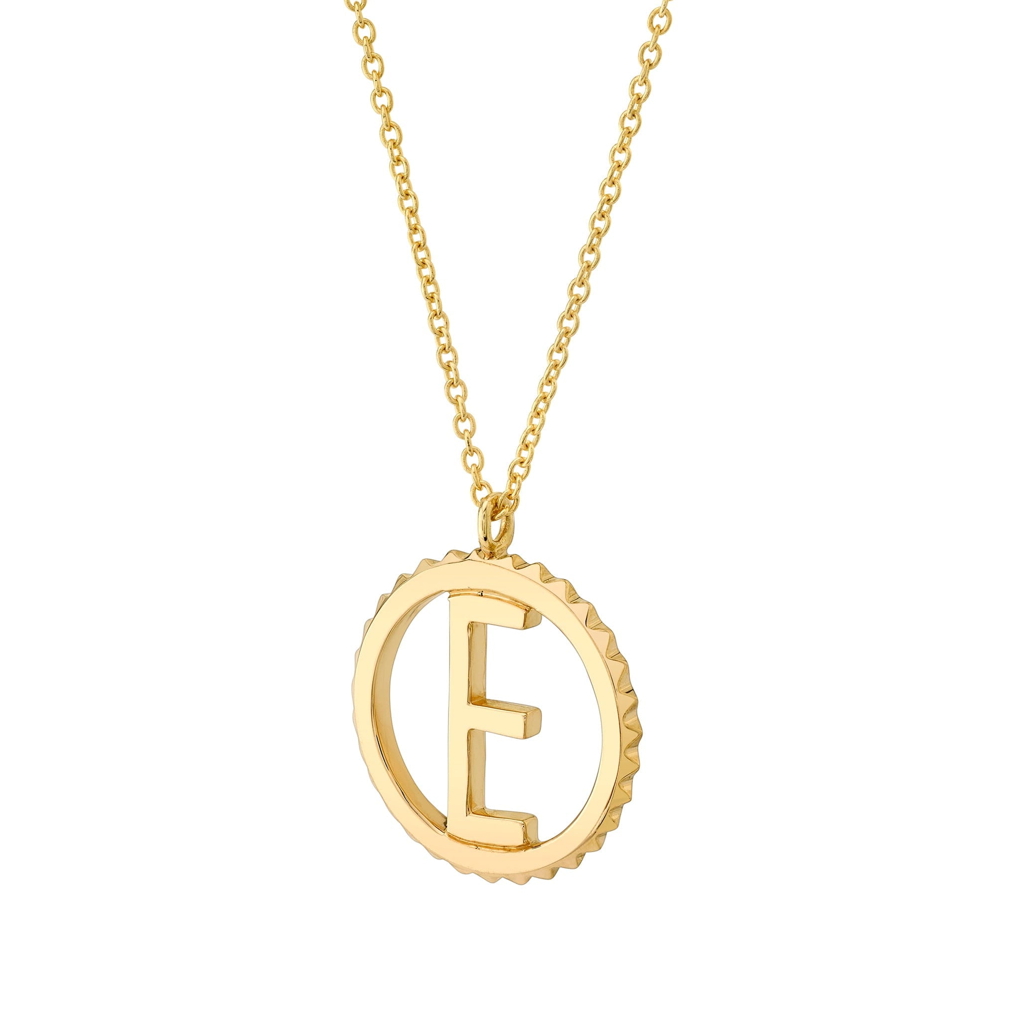 MICHAEL M Necklaces Tetra Initial Medallion