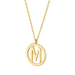 MICHAEL M Necklaces Tetra Initial Medallion