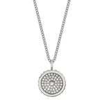 MICHAEL M Necklaces Tetra Pavé Bezel Medallion
