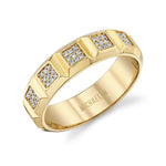 MICHAEL M Rings 14K Yellow Gold / 7 Men's Band MB120PV