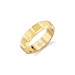 MICHAEL M Rings 14K Yellow Gold Men's Block Band