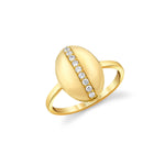 MICHAEL M Rings 18K Yellow Gold / 4 Orb Pavé Dome Ring F564