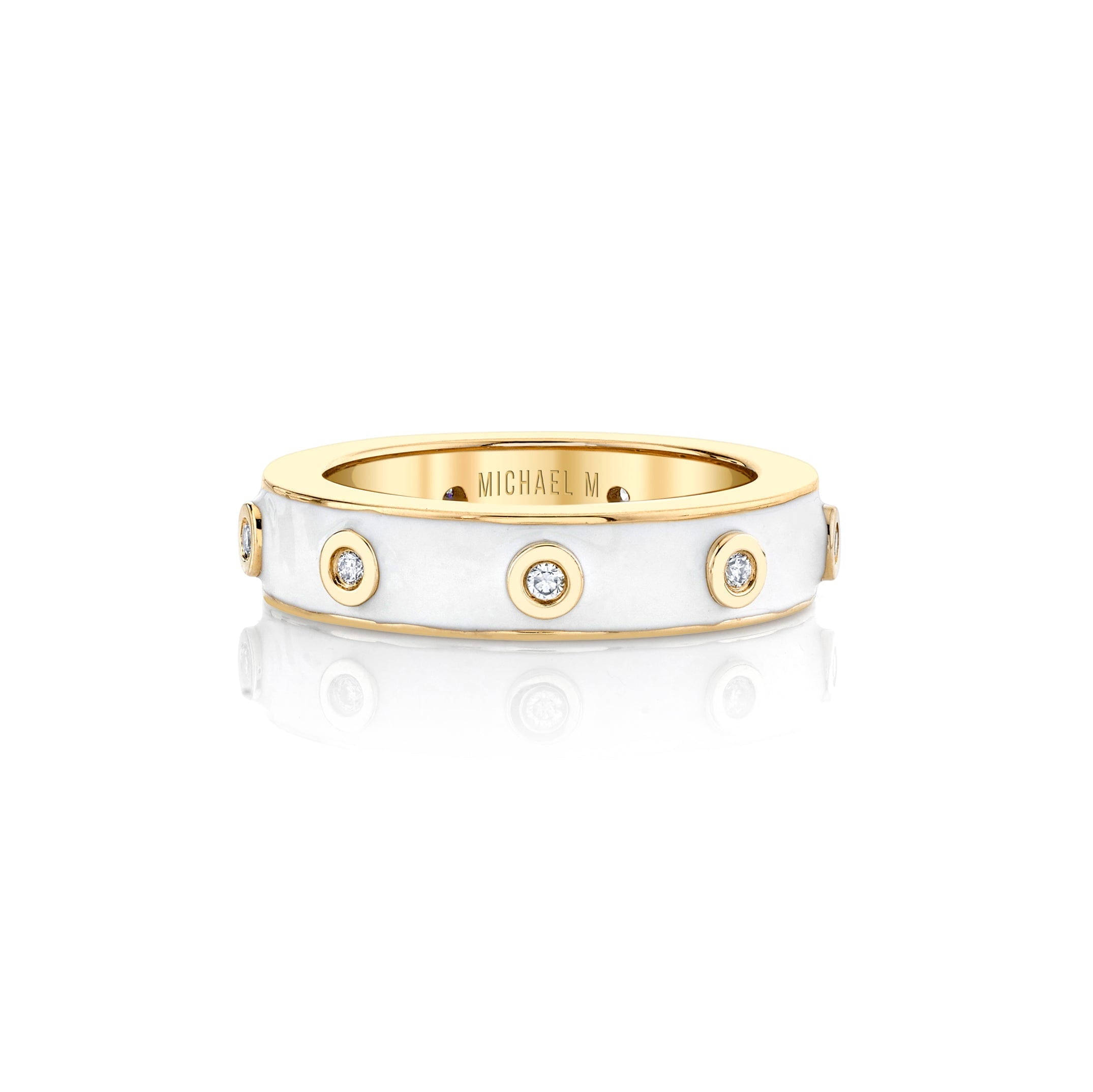 MICHAEL M Rings Chroma Extruded Bezel Ring