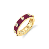 MICHAEL M Rings Chroma Extruded Bezel Ring