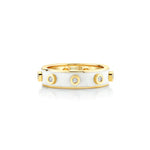 MICHAEL M Rings Chroma Extruded Bezel Ring