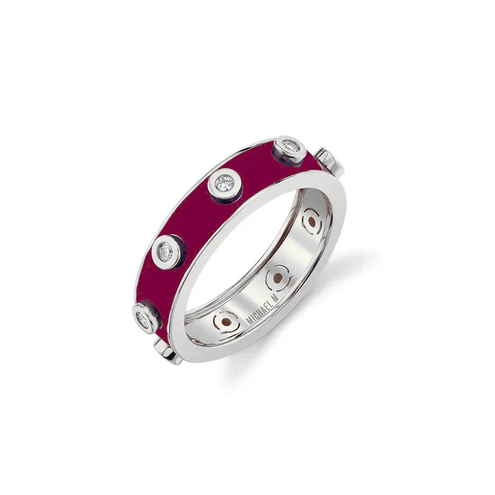 MICHAEL M Rings Chroma Extruded Bezel Ring