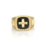 MICHAEL M Rings Men's Tetra Signet Ring