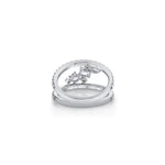 MICHAEL M Rings Montage Diamond Row Tension Band