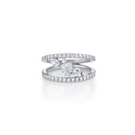 MICHAEL M Rings Montage Diamond Row Tension Band