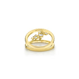 MICHAEL M Rings Montage Diamond Row Tension Band