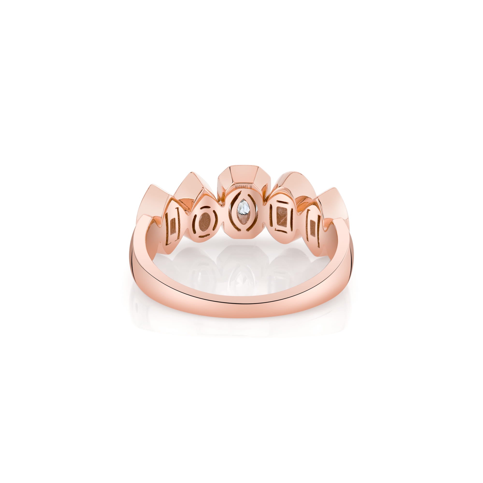 MICHAEL M Rings Montage Mixed-Cut Bezel Ring