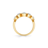 MICHAEL M Rings Montage Mixed-Cut Bezel Ring