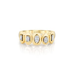 MICHAEL M Rings Montage Mixed-Cut Bezel Ring
