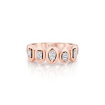 MICHAEL M Rings Montage Mixed-Cut Bezel Ring
