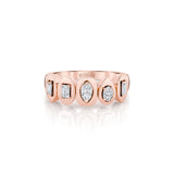 MICHAEL M Rings Montage Mixed-Cut Bezel Ring