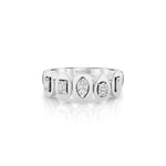 MICHAEL M Rings Montage Mixed-Cut Bezel Ring