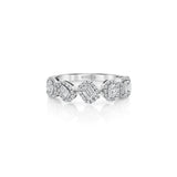 MICHAEL M Rings Montage Mixed-Cut Halo Ring
