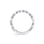 MICHAEL M Rings Montage Pavé Bar Band