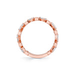 MICHAEL M Rings Montage Pavé Bar Band