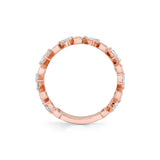 MICHAEL M Rings Montage Pavé Bar Band