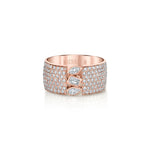 MICHAEL M Rings Montage Pave Cigar Band