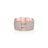 MICHAEL M Rings Montage Pave Cigar Band
