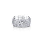 MICHAEL M Rings Montage Pave Cigar Band