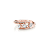 MICHAEL M Rings Montage Pave Knife Edge Bypass Ring