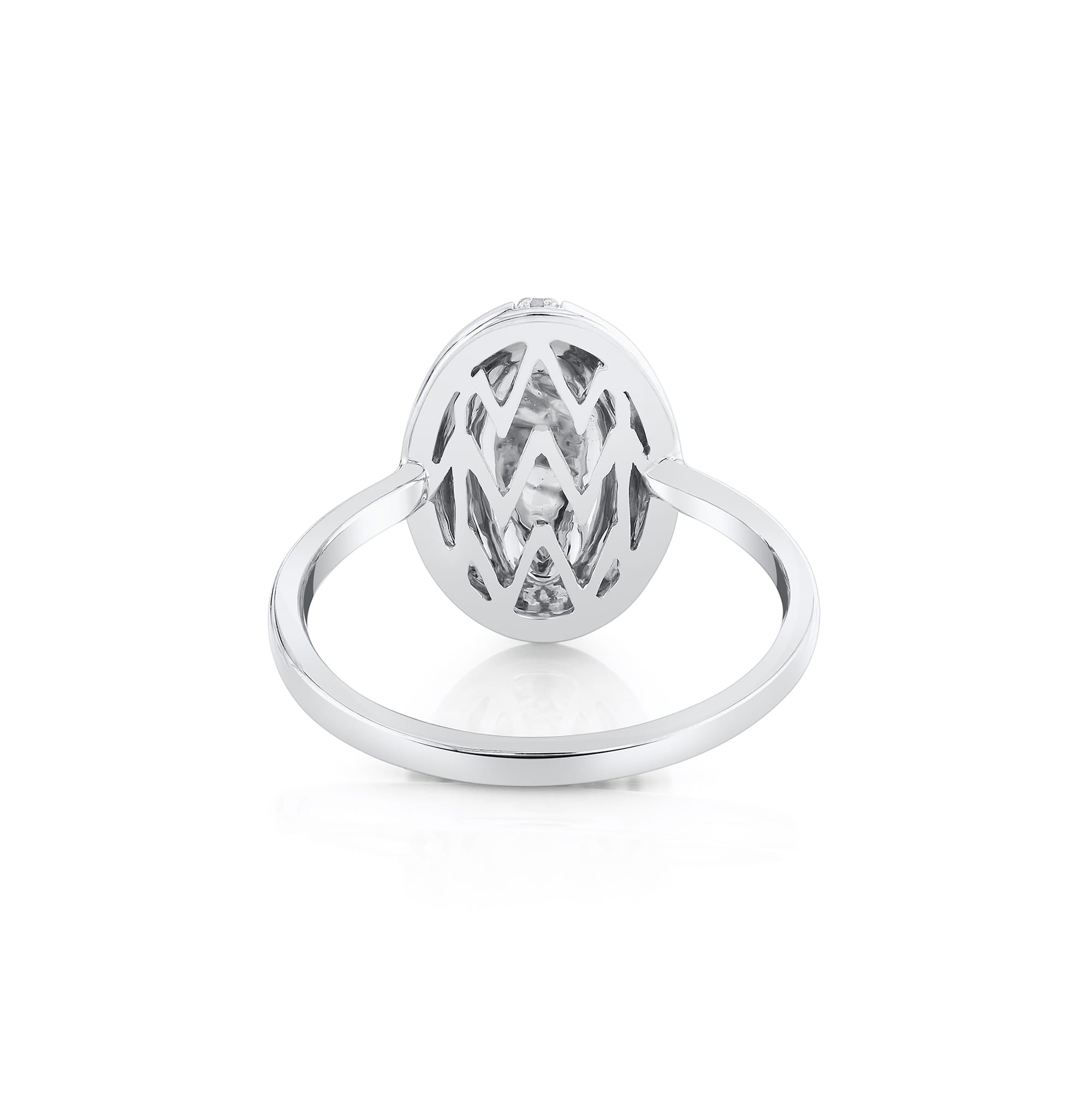 MICHAEL M Rings Orb Pavé Dome Ring