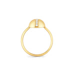 MICHAEL M Rings Orb Pavé Dome Ring