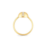 MICHAEL M Rings Orb Pavé Dome Ring