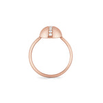 MICHAEL M Rings Orb Pavé Dome Ring