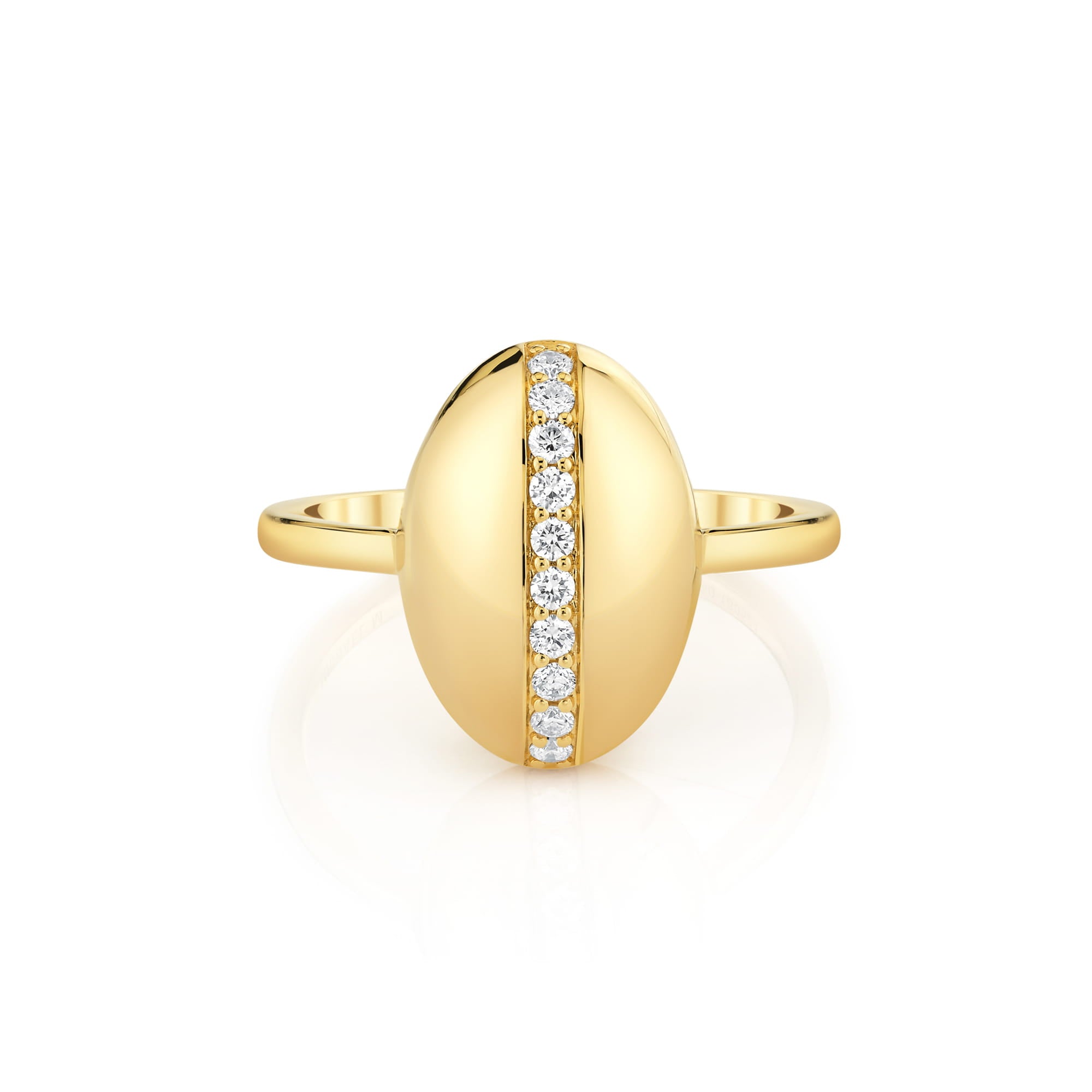 MICHAEL M Rings Orb Pavé Dome Ring