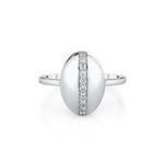 MICHAEL M Rings Orb Pavé Dome Ring