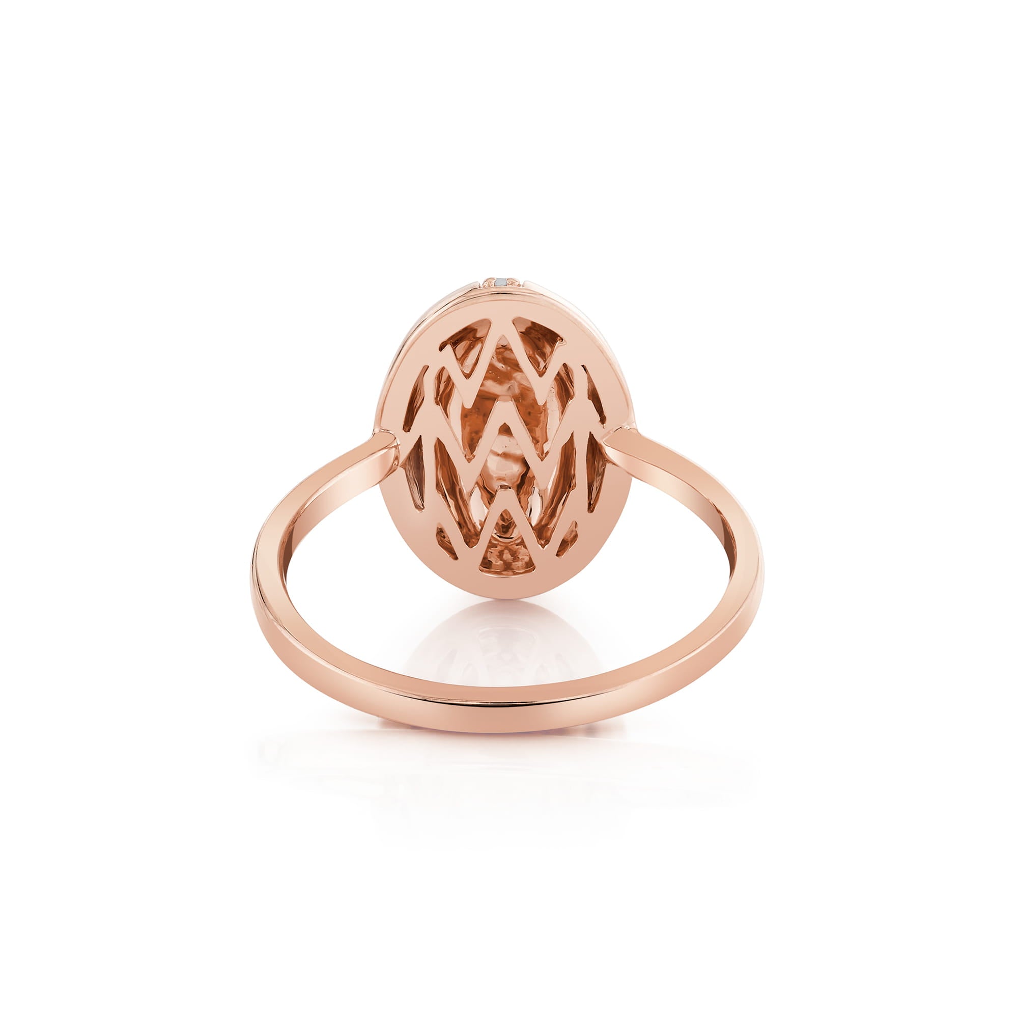 MICHAEL M Rings Orb Pavé Dome Ring