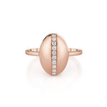 MICHAEL M Rings Orb Pavé Dome Ring
