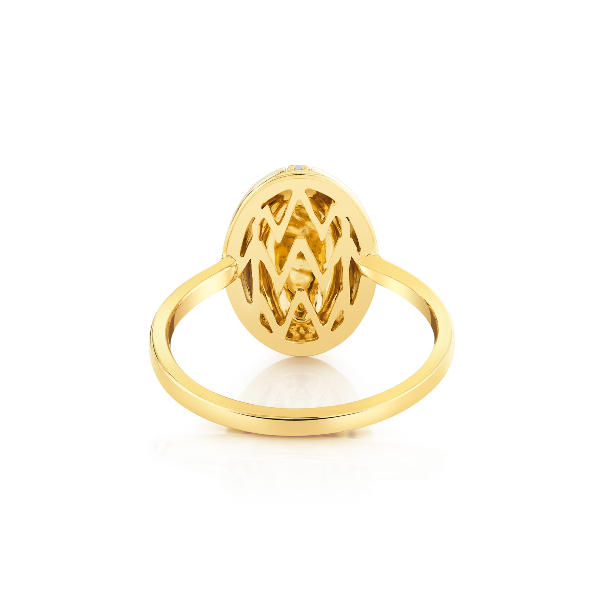 MICHAEL M Rings Orb Pavé Dome Ring