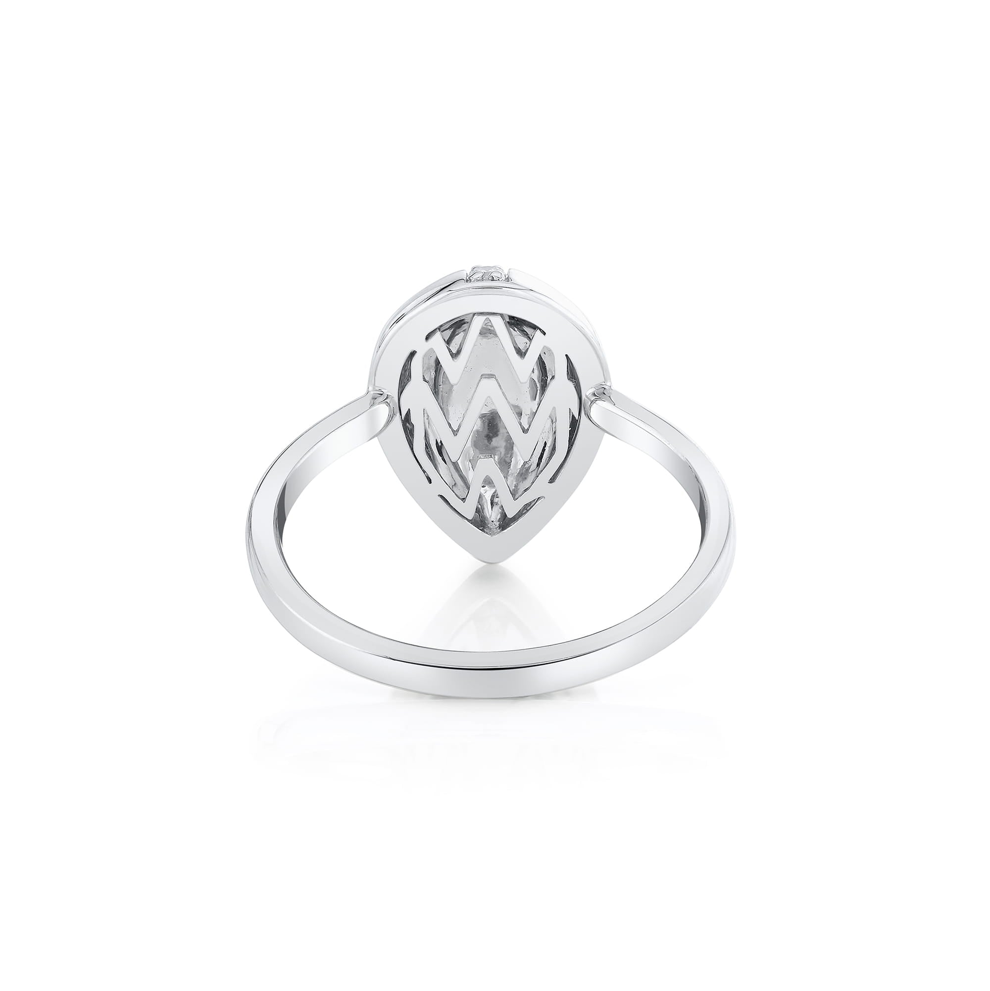 MICHAEL M Rings Orb Pavé Sculpted Ring